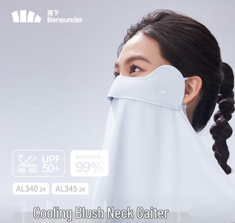 Beneunder Full-Face UV Protection Ice Silk Sun Mask