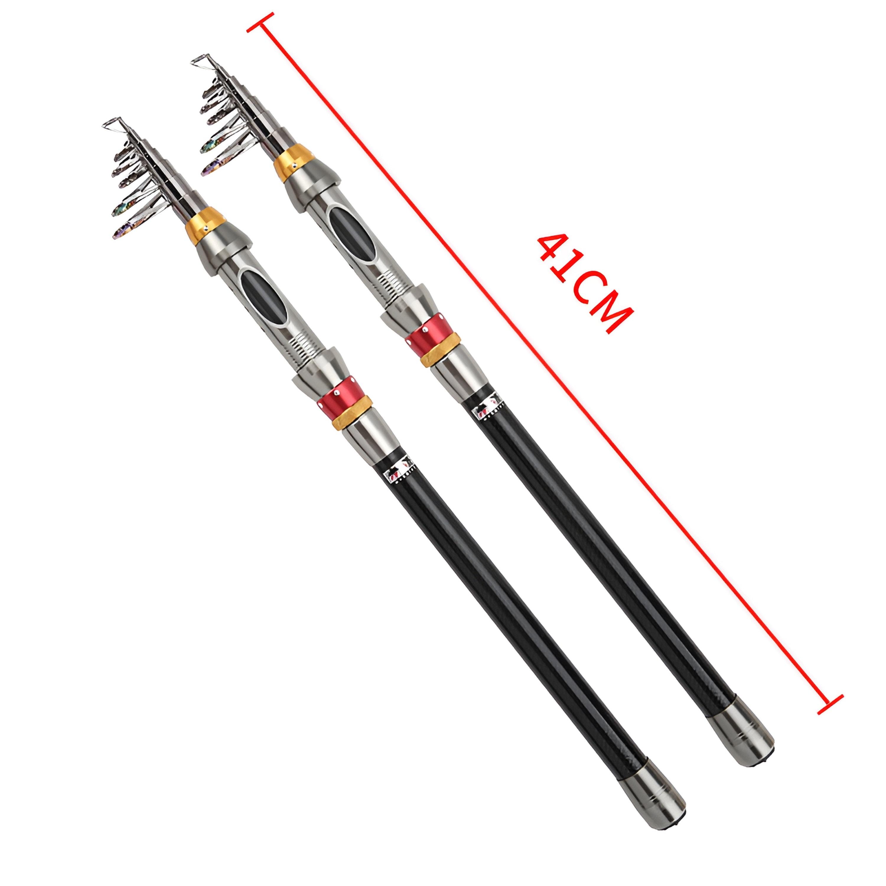 

Сверхкороткая удочка для метания морской удочки, Сверхтвердая удочка для метания морской удочки, Удочка, Расширяемая карбоновая дорожная удочка 2.1 m чёрный