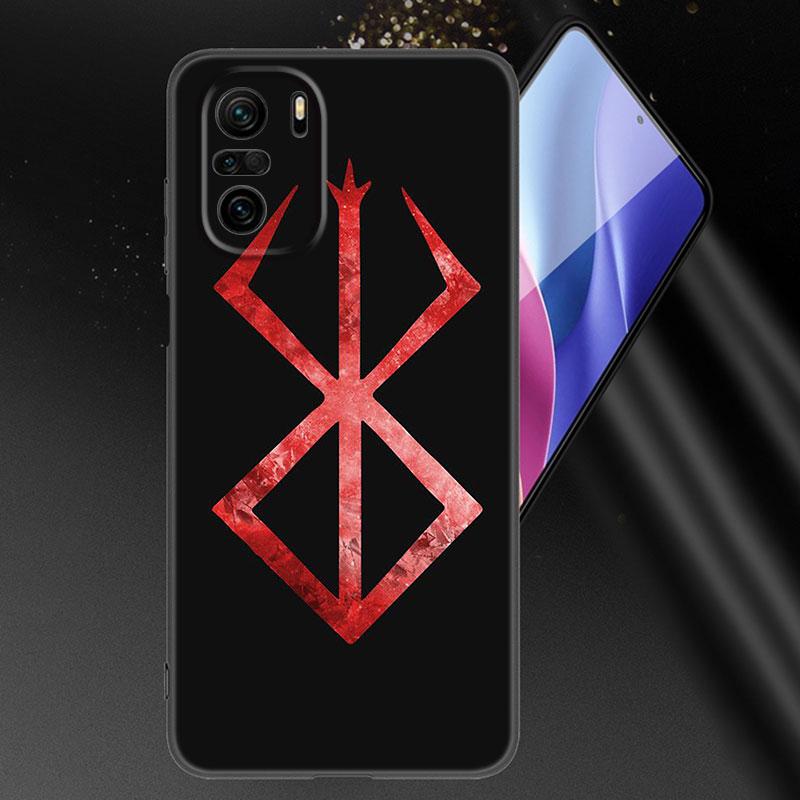 Anime Berserk Guts Phone Case For Xiaomi Mi POCO X3 NFC GT M4 M3 12 11T 10T Pro A3 11 Lite NE 5G 12X 11i F3 Soft TPU Black Cover