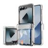 For Z FLIP5/6 Samsung Phone Case Ins Style High Transparency Acrylic Folding Machine Card Bag Phone Case