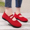 Damen atmungsaktive Strick-Sneaker lässige Ballerinas Mary Janes leichte Mesh-Damen-Kleid-Flats Schuhe Schuhwerk Sommer