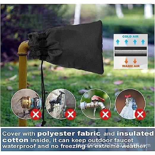 Schutzabdeckung für Außenwasserhahn, Frostschutzabdeckung für Wasserhahn, Wasserdichte Gartenwasserhahn-Abdeckung