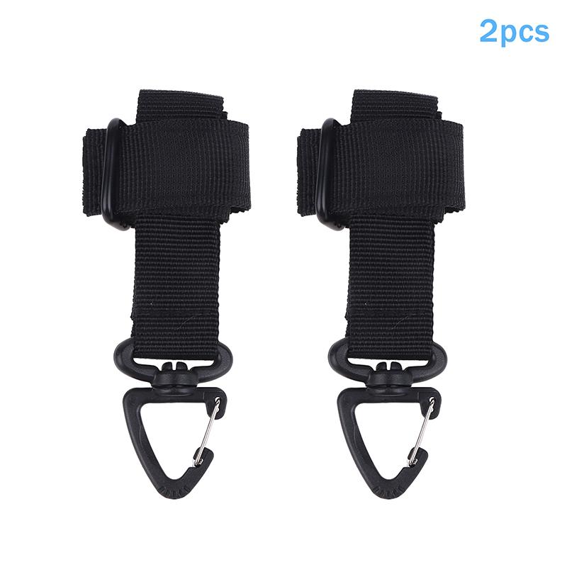 Sangle de reliure portable en nylon multi-usages Crochet pour gants Gants de travail Clip de sécurité Corde d'escalade extérieure Boucle de suspension de camping