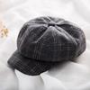 Korean Style Women's Autumn Octagonal Duck Tongue Beret - British Newsboy Casual Hat
