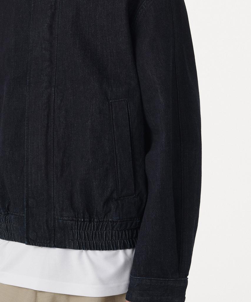 Musinsa Standard Oversized Denim Blouson Jacket [Deep Indigo]