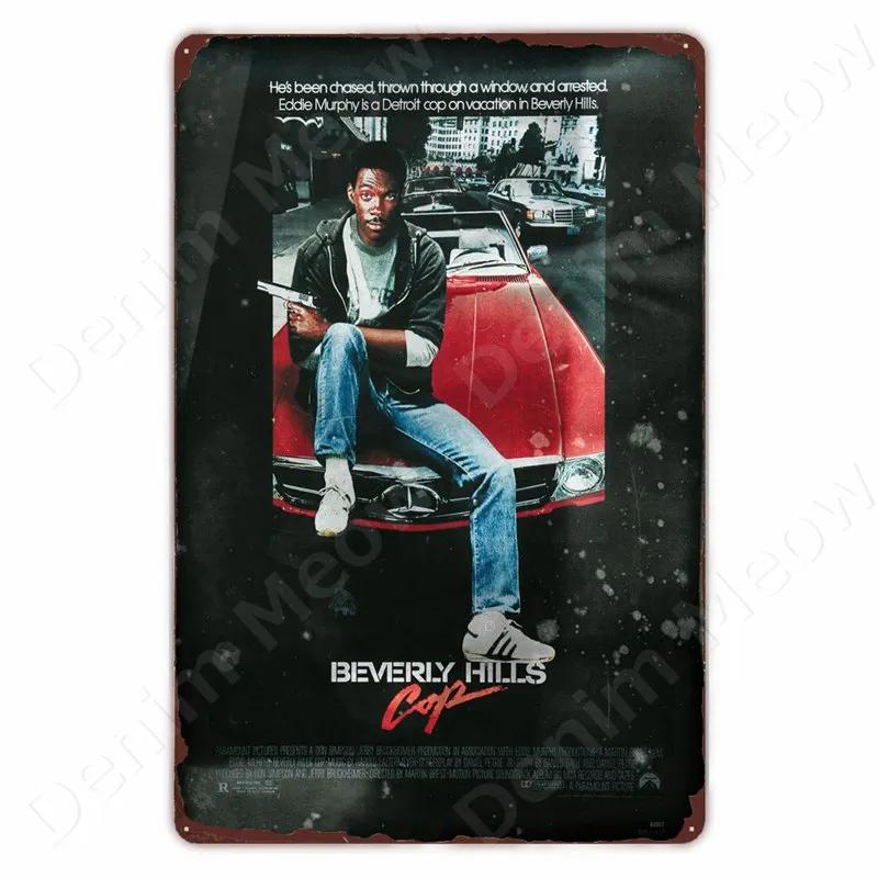 Retro Metal Cinema Movie Poster Vintage Metal Sign Wall Art Decor Aesthetic Living Room Decoration
