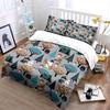 Cartoon Forest Animals Camping Set Bedding Set with 1 Duvet Cover 2 Pillowcases Single Double King Queen, Gift
