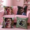 I'M Insane Will G-Graham Cushion Cover Plush Fabric Soft Double-Sided Printed Sofa Warm Winter Home Gift Pillow Cover
