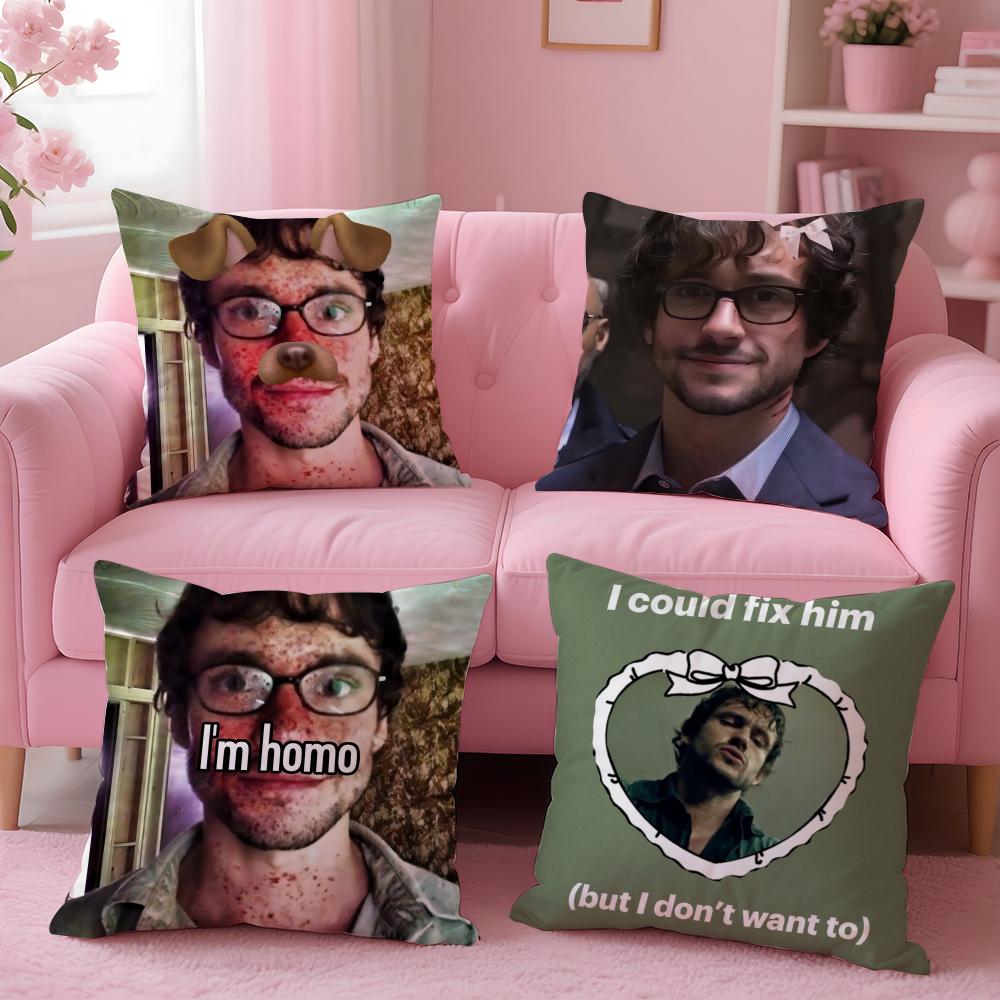 I'M Insane Will G-Graham Cushion Cover Plush Fabric Soft Double-Sided Printed Sofa Warm Winter Home Gift Pillow Cover