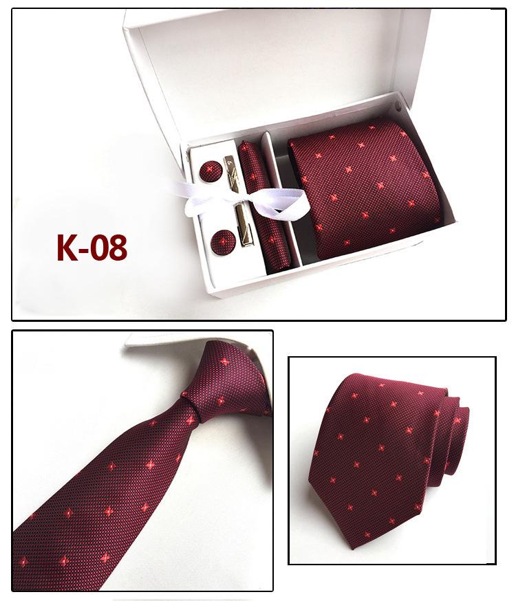 Herren-Krawatten-Geschenkbox 6-teiliges Set Gruppenkrawatte Business-Krawatte
