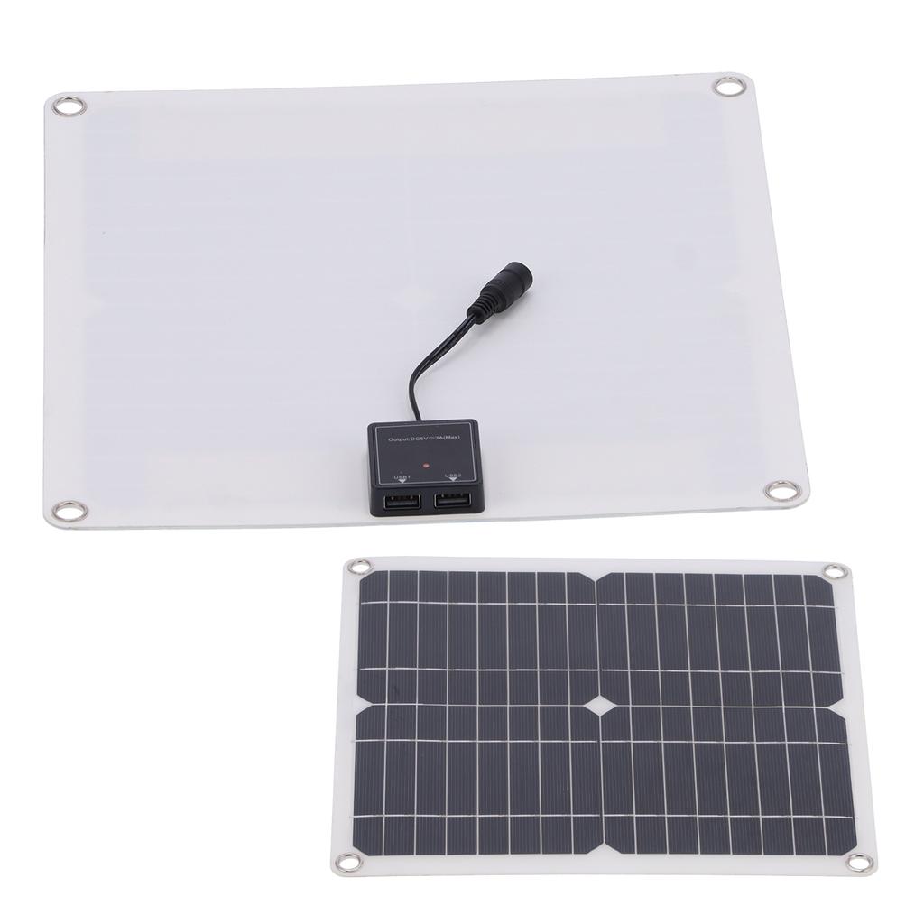 15W 18V Solarmodul Solarzellenmodul Ladegerätplatine für Innen Außen Auto Boote Zubehör