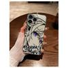 Anime Girl Line Art Clear TPU Phone Case For IPhone 15 Pro Max & Samsung Galaxy S24 Ultra, Shockproof Cover