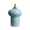 Creative Nordic Ceramics Fairy Tale Castle Jewelry Storage Box Candlestick Desktop Crafts Ornaments Modern Home Decoration