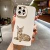 Butterfly Knot Sika Deer Simple Retro Phone Case for Xiaomi POCO X7 X6 Pro X5 M6 PRO 4G F5 F6 F7 5G Shockproof Soft Back Cover