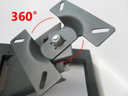 LCD-T2 10-30' Steel Tilt Touch Screen Desktop Mount 360 Rotate TV Stand Swivel Small Screen Bracket Holder
