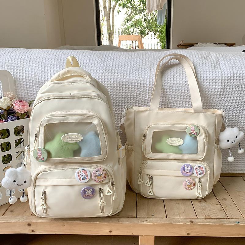 Tutorial Bag Tutorial Bag Carrying Book Bag Girls and Children Primary School Students Letter Pain Bag