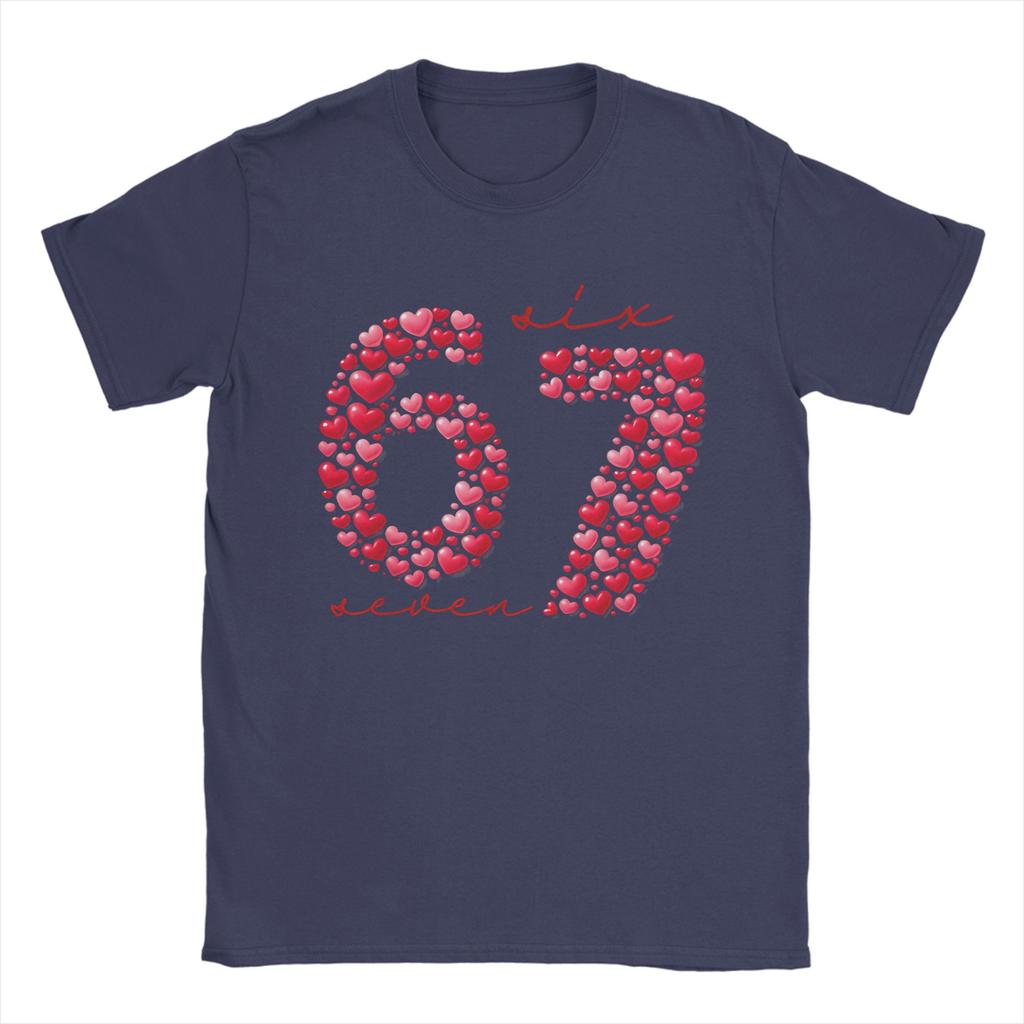 Valentines Day 67 TShirt Unisex Novelty Cotton Tees Round Collar Short Sleeve T Shirt Unique Clothing