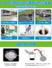 Portable Emergency Toilet Set Thick Waste by Disaster Preparedness for Emergency Antibacterial Earthquake Mountain and Nursing Includes Shelf 100