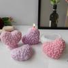 Heart Shape Candle Mold Silicone Mould for Candle Making DIY Fondant Aromatherapy Scented 3D Moulds Valentines Day Gifts