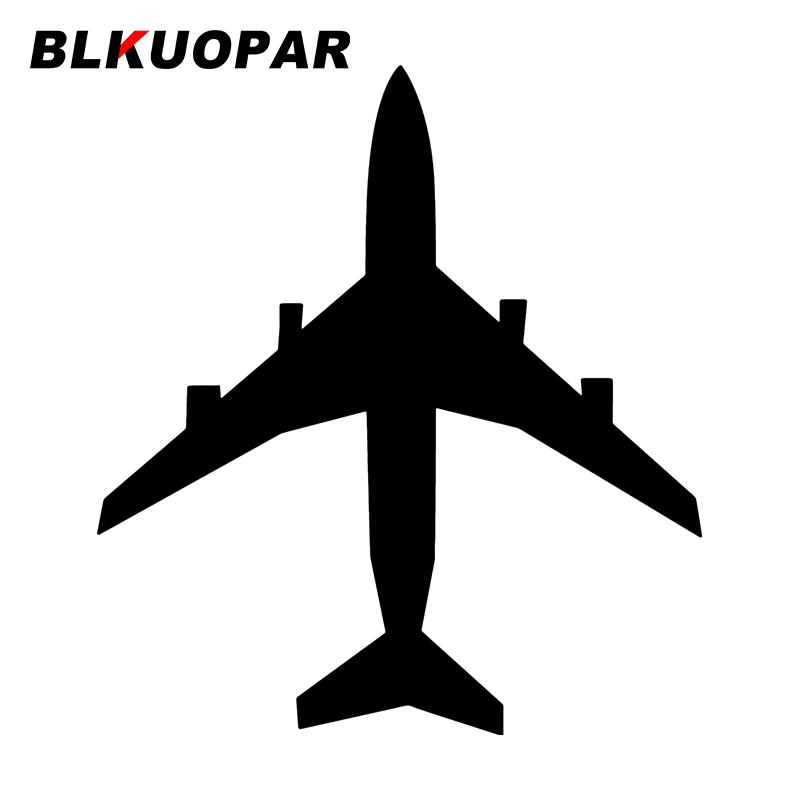 BLKUOPAR for Aircraft Car Stickers Fashionable Personality Decals Simple Refrigerator Windshield Decor Car Door Protector