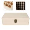 36 Bottles Capacity 32 Grids Wooden Essential Oil Storage Box For Home Use