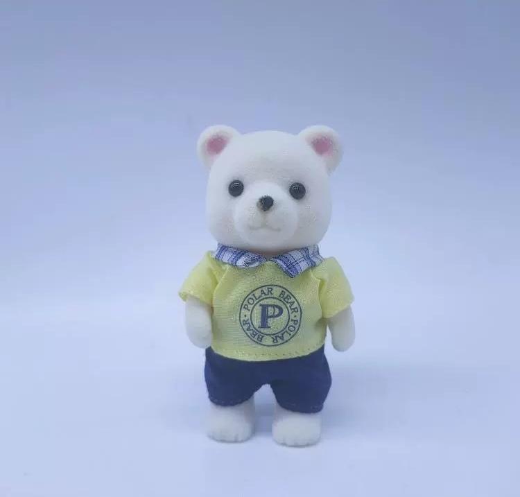 Non-Toxic 1Pcs Forest Animal Family 1:12 Dollhouse Furniture Mini Rabbit Bear Dog Cat Pets Dolls Figure Toy Dolls Kids Gifts