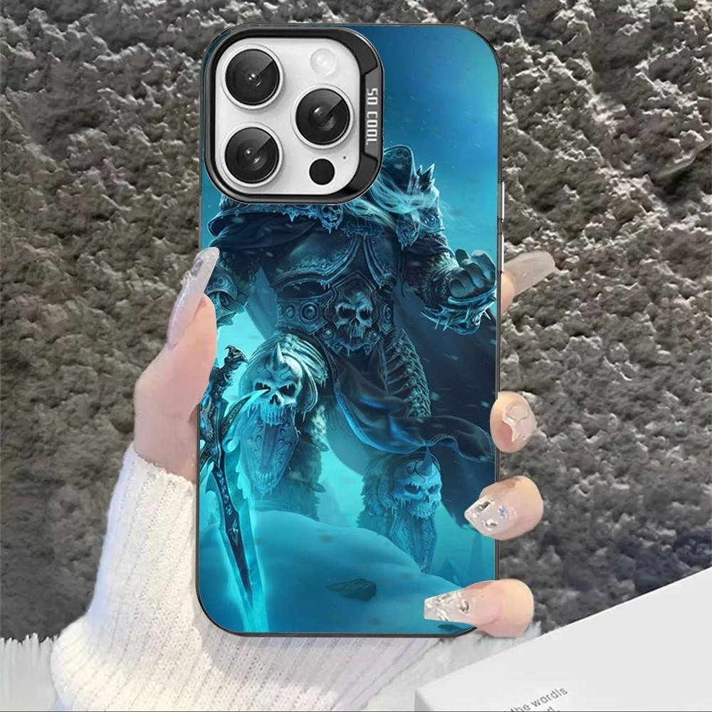W-World Of W-Warcraft Phone Case For IPhone 16 15 14 13 12 11 Pro Max X XR XSMAX 8 7 Plus Matte Shockproof Back Cover
