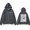 Vintage Rock Band System of A Down Mezmerize Print Zipper Hoodie Men Women Alternative Metal Music Zip Up Jacket Zip Up Hoodies