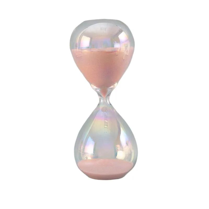 Bicchiere Sabbia Colorato da 30 Minuti Ornamento Divertente per Scrivania Casa Giorno della Laurea dei Bambini Regalo di Compleanno Regalo per Viaggi di Lavoro