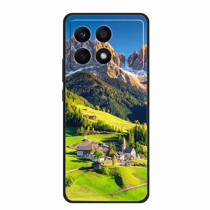 Para Xiaomi Poco X6 Pro 5G Funda Lujo TPU Silicona Trasera Fundas de Teléfono para Xiaomi Poco X6 Dibujos Animados Protector 2311DRK48I Funda