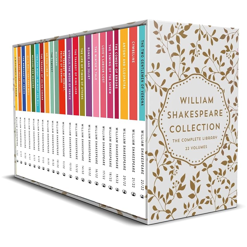 William Shakespeare The Complete Collection Books Set(The Two Gentlemen of Verona, Macbeth, As You Like It, The Tragedy of King Lear)