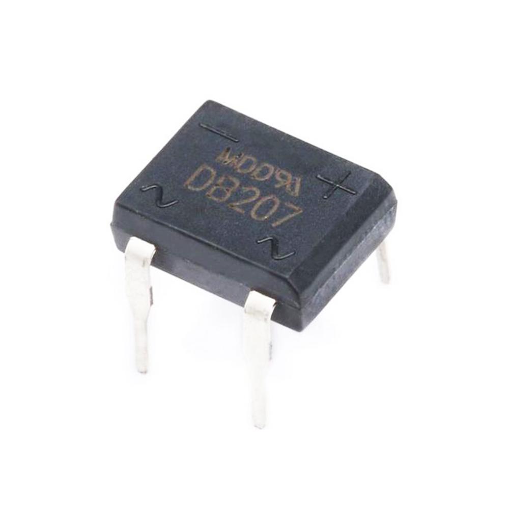 20 יחידות DB107 DB157 DB207 DB307 גשר מיישר DIP-4 SMD 1000V PCB גשר ...