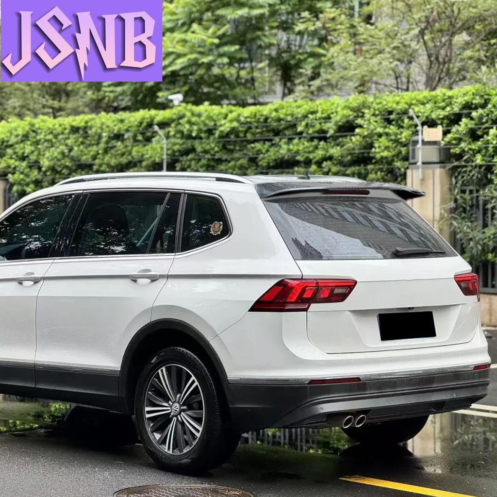 For Volkswagen Tiguan Mk2 2017 2018 2019 2020 2021 2022 2023 2024 Car Rear Trunk Door Top Wing Spoiler Rear Body Decoration Kit ed1