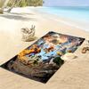 Name Custom TEAM AVATAR Cartoon Print Beach Towel, Large Soft Quick Dry Towel for Beach Camping Swimming