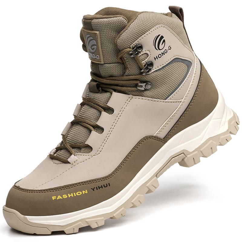 Autumn Winter Work Safety Boots Men Steel Toe Shoes Anti-smash Anti Puncture Indestructible Shoes Protection Boots Security Shoe