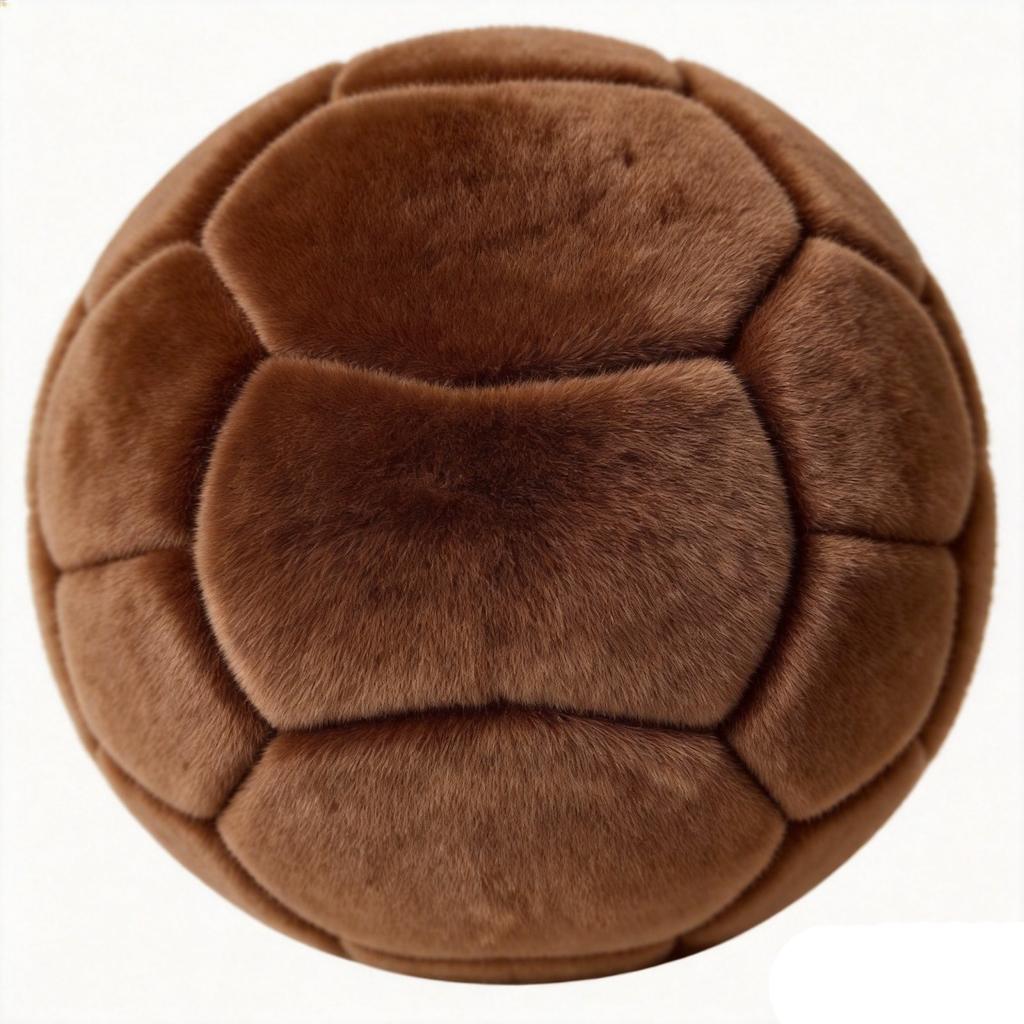 Plush Soccer Ball Toy Soft Stuffed Football Indoor Outdoor Play Accessory Kids Safe Lightweight Durable Design for Recreational Activities