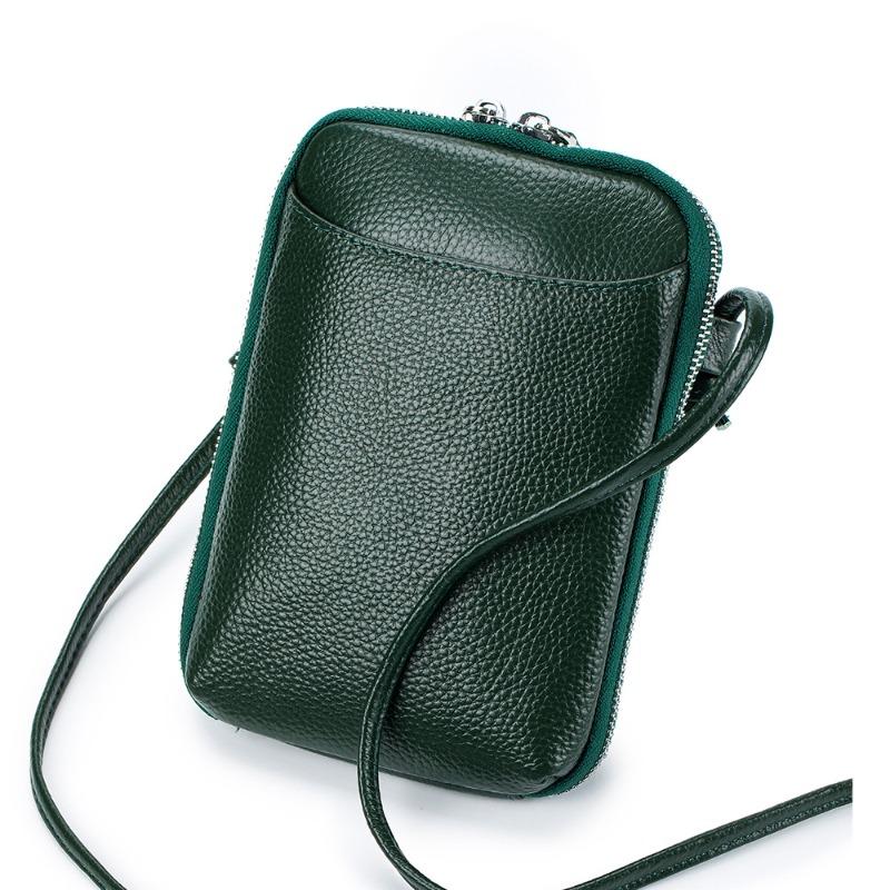New Leather Niche Design Mobile Phone Bag Women's Simple Fashion Shoulder Crossbody Bag Mini Foreign Trade Bag Women