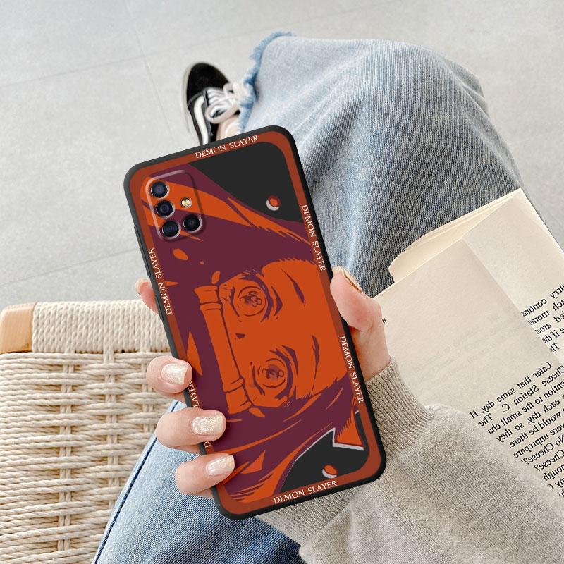 Demon Slayer Anime Kimetsu No Yaiba Phone Case For Samsung Galaxy A10 A10s A03s A04s A20e A40 A02s A70 A03 Core A04 A02 Cover