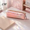 Anti-fouling Pencil Bag Gradient Color Case, Cute Cylindrical Pen Pouch for Case Girls, Waterproof Stationery Students School Supplies