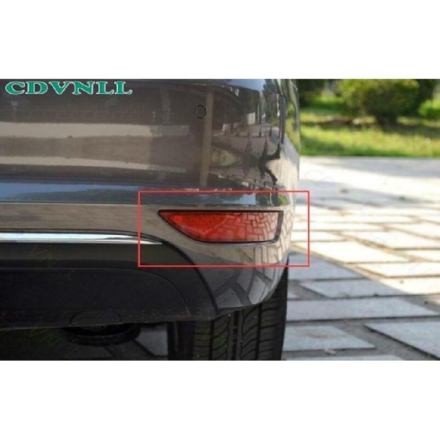 For Volkswagen Jetta 2012-2014 Chrome Silver Rear Fog Light Decor Frame Trim 2X