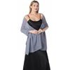 Loose Chiffon Shawl with Smooth Drape and Lightweight Texture. Perfect for Weddings, Holidays, Parties, Beaches, or Vacations, Adding Elegance