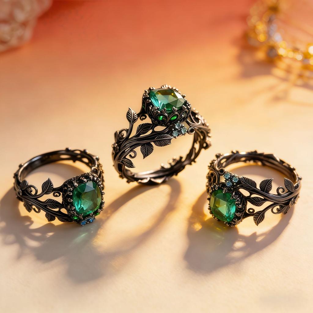Vintage Floral Statement for Women, Retro Bohemian Design Party Jewelry