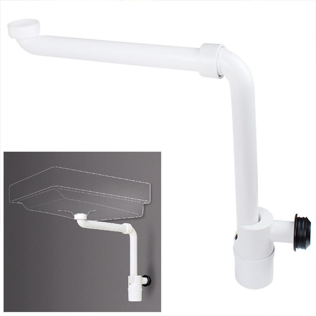 1-1/4inch Slip Inlet Drain Space Saving Sink Waste Trap Adjustable Washbasin Siphon Bathroom Basin Sink Waste Trap