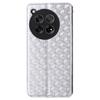 For OnePlus Ace 3 5G/12R 5G Phone Cover Magnetic Rhombus Pattern Leather Case
