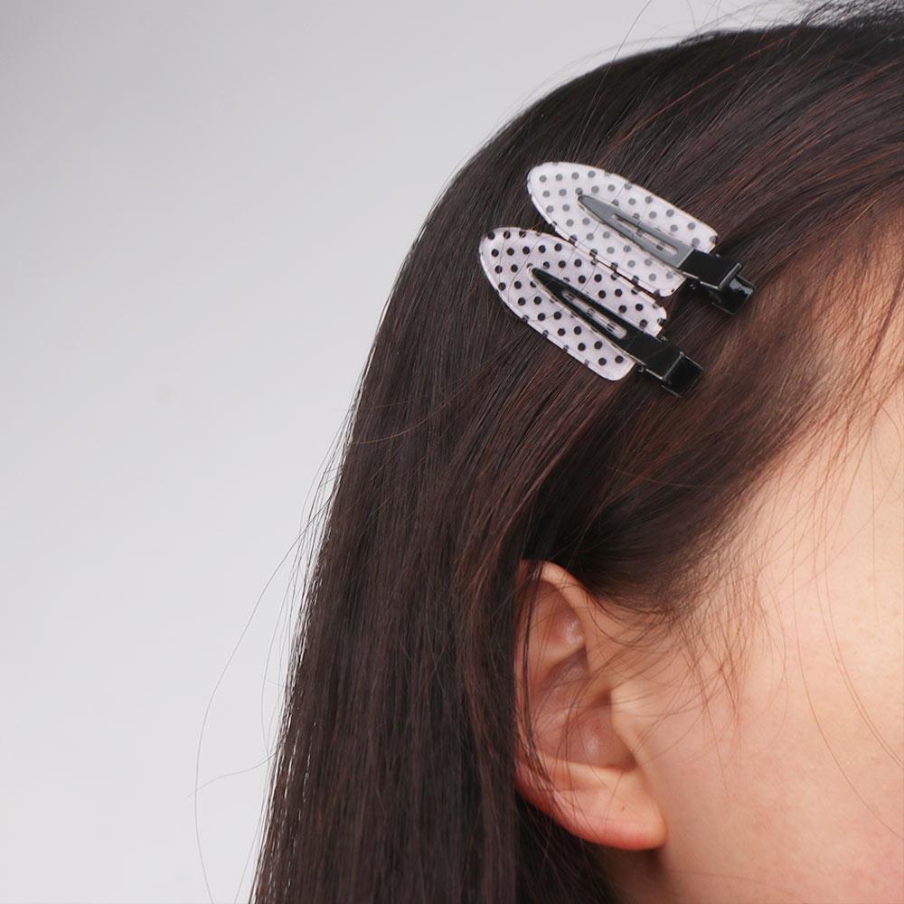 Polka Dot Seamless Hairpin Elegant Hair Styling Accessories Lightweigh Acrylic Hair Clips Wedding