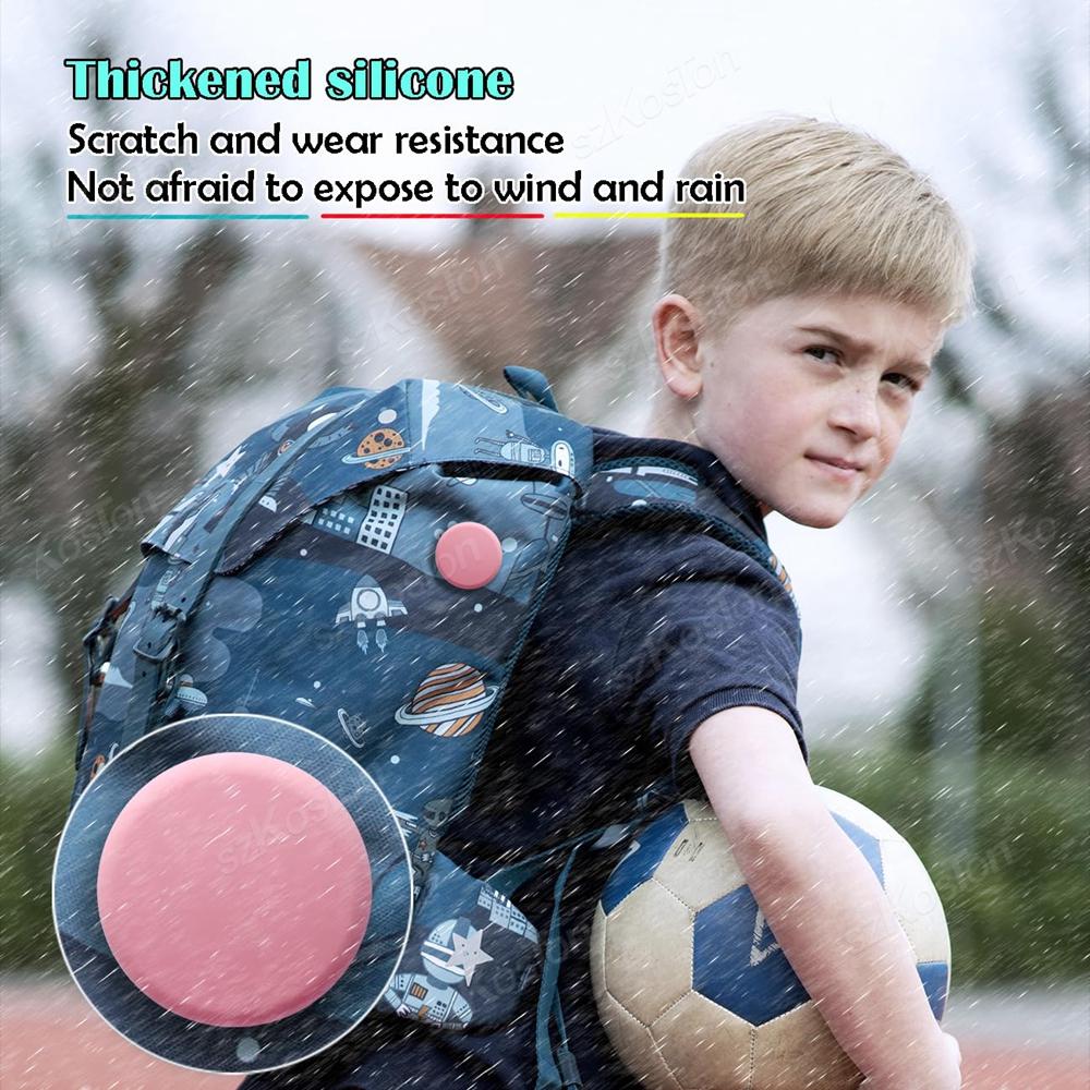 Silicone Air Tags Holder For Kids With Safety Pins AirTag GPS Tracker Case For Children Elderly Hidden Inside Clothes Shoes