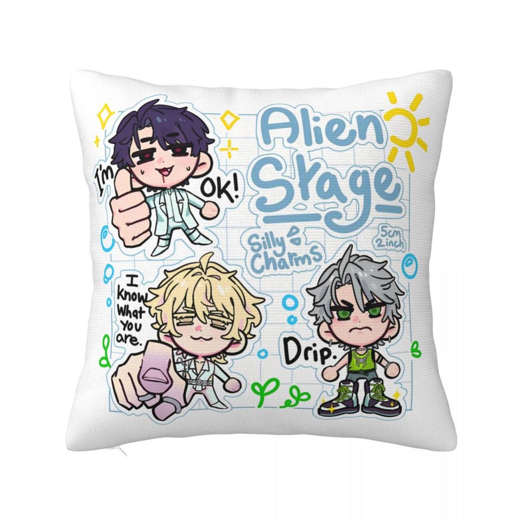 Alien Stage Anime Pillow Covers Home Luka Ivan Till Mizi Cushion Case Cool Decorative Pillow Cover 45*45