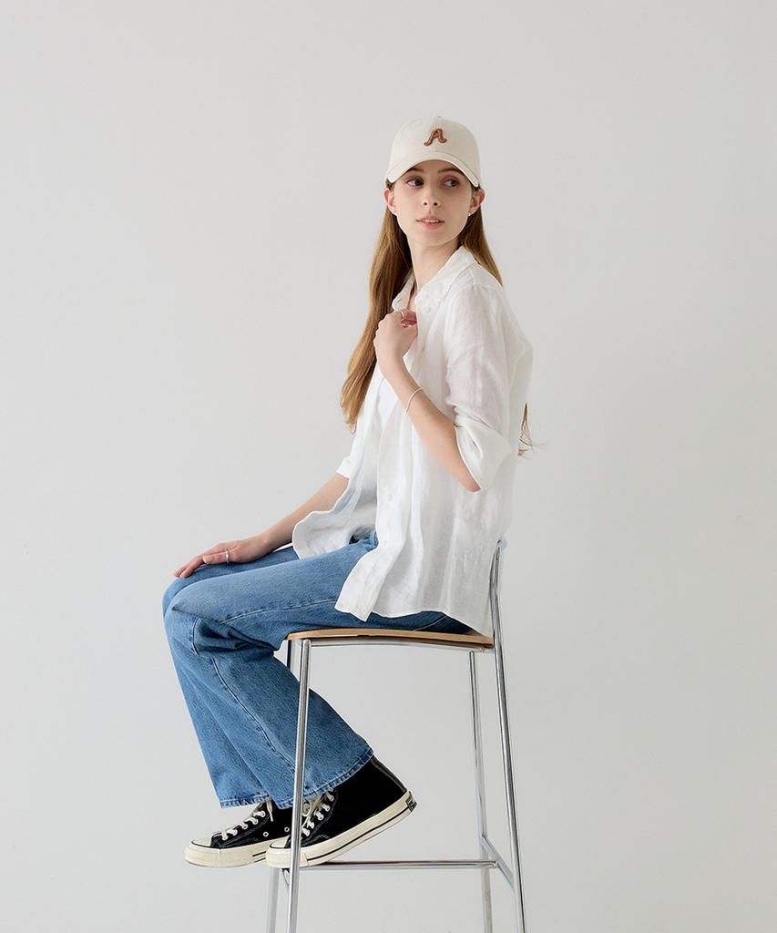Apeulojeu Logo Frame A Stitch Ball Cap (Casual Beige)