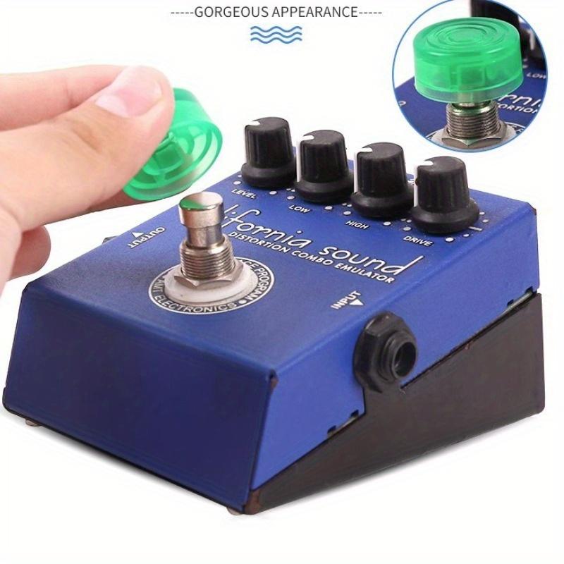 4pcs guitar Guitar Effect Pedal Topper - Enhance Your Footswitch Experience with Electric Guitar Footswitch Cap