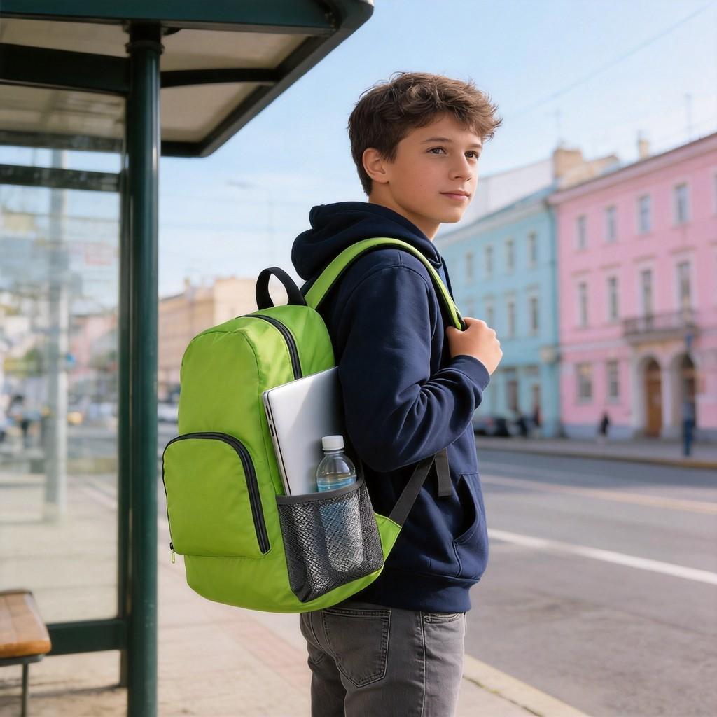 Minimalist Design Outdoor Backpack With Storage Solution For School And Travel Use
